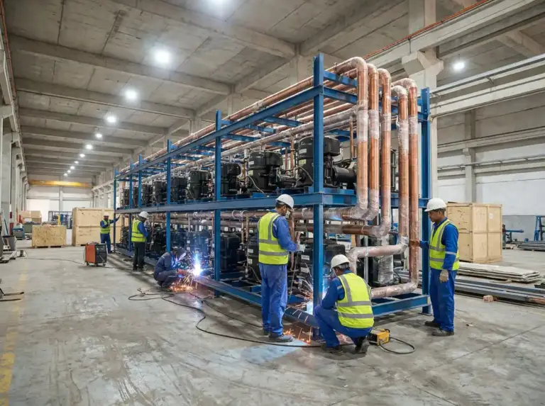 خدمة تجميع وتركيب وحدات التبريد الصناعية في مصر - Winter Refrigeration
